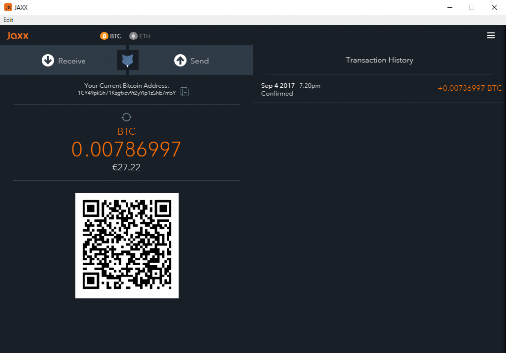 Wallet Jaxx Bitcoin