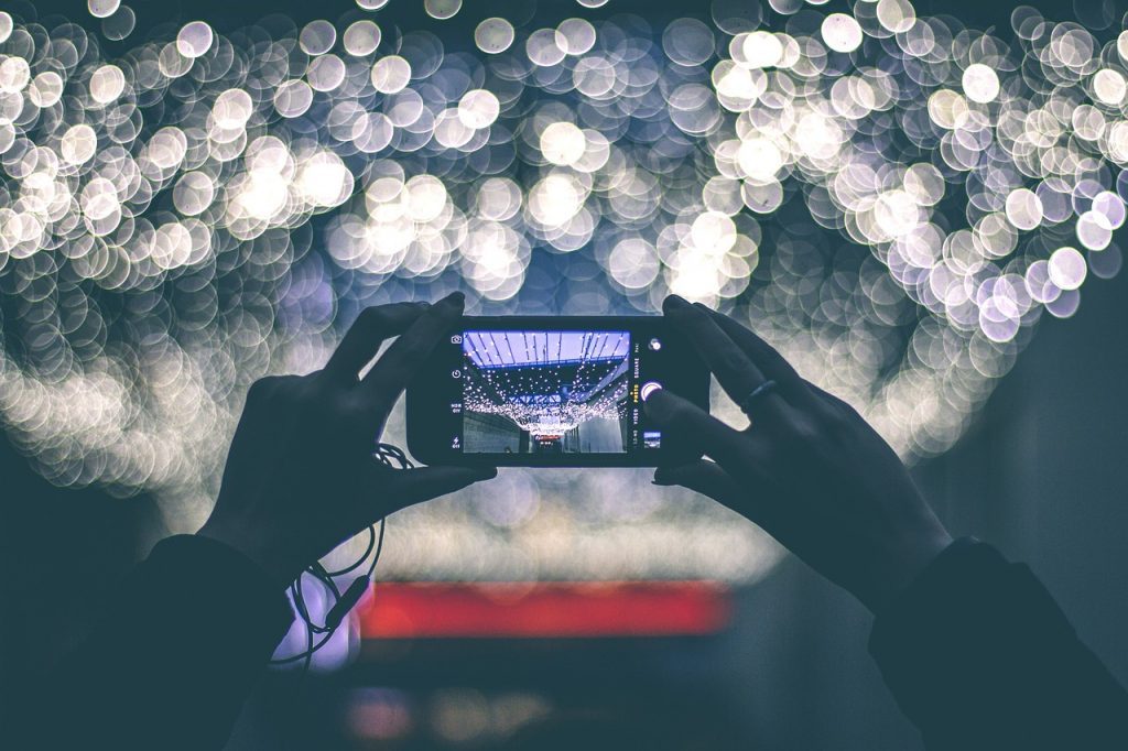 Filmer à l'horizontale avec un smartphone